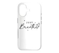 Custodia per iPhone 17 Just Breathe Mindfulness Yoga sollievo dall'ansia