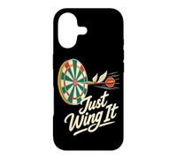 Custodia per iPhone 17 Just Wing It Darts League - Scherzo sulle freccette volanti