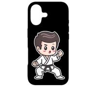 Custodia per iPhone 17 Karate Boy Disegno Karateka Kumite