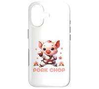 Custodia per iPhone 17 Karate Cute Pork Chop Funny Karate Pun Pig Martial Arts