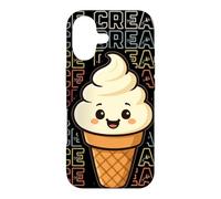 Custodia per iPhone 17 Kawaii Ice Cream Cone Cute Smiling Vintage Anime Dessert