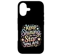 Custodia per iPhone 17 Keep Shining Like The Star You Are Optimism Mindset ||-