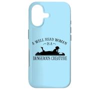 Custodia per iPhone 17 Kids Girls Reading A Well Read Woman Is A Dangerous Creature