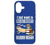 Custodia per iPhone 17 Kids Tiny Dinosaur Read Books & Pet My Bearded Dragon Lover