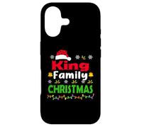 Custodia per iPhone 17 King Family Christmas Matching Personalised Funny Xmas