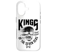 Custodia per iPhone 17 King of the Seven Seas Wild Abstract Skull Real Gangs
