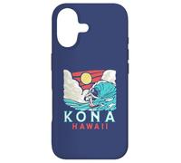 Custodia per iPhone 17 Kona Hawaii Vintage Surfer Retro Vibe 80's Surf Vibe Graphic