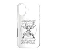 Custodia per iPhone 17 Kung Fu Vitruviano Monaco Shaolin Arti Marziali Da Vinci
