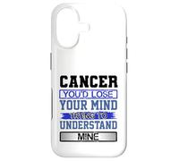 Custodia per iPhone 17 L"umorismo di compleanno perde la mente per capire il mio Cancro Compleanno