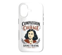 Custodia per iPhone 17 La compassione è coraggio Anne Frank 1929-1945