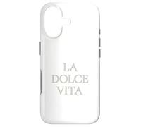 Custodia per iPhone 17 La Dolce Vita - Frase Italiana Minimalista per Dolce Vita