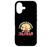 Custodia per iPhone 17 La felicità è il sole e una piccola chitarra divertente suonatore di ukulele
