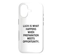 Custodia per iPhone 17 La fortuna è ciò che accade quando la preparazione incontra l'opportunità