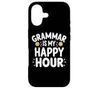 Custodia per iPhone 17 La grammatica è il mio insegnante di happy hour