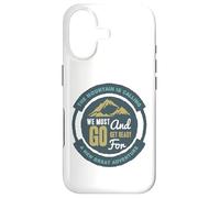 Custodia per iPhone 17 La montagna chiama Dobbiamo andare e prepararci