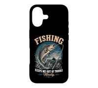 Custodia per iPhone 17 La pesca mi tiene fuori dai guai Pescatori in pensione divertenti