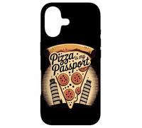 Custodia per iPhone 17 La pizza è il mio passaporto Cibo italiano Viaggi Amore