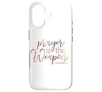 Custodia per iPhone 17 La preghiera è l'arma 2 Corinzi 10 4