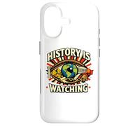 Custodia per iPhone 17 La storia sta guardando la protesta dell'occhio del tempo