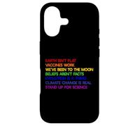 Custodia per iPhone 17 LA TERRA NON È PIATTA STAND UP FOR SCIENCE REAL Earth Day Meme