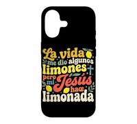 Custodia per iPhone 17 La Vida Me Dio Limones Pero Jesus Hizo Limonada Christian