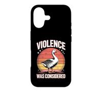 Custodia per iPhone 17 La violenza era considerata divertente meme di Angry Goose