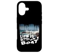 Custodia per iPhone 17 La vita è migliore su una barca a vela marinaio barca a vela