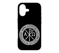 Custodia per iPhone 17 Labarum antico simbolo cristiano Rho Chi