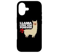 Custodia per iPhone 17 Lama Love you Valentines Llama