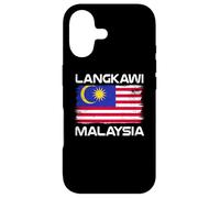 Custodia per iPhone 17 Langkawi Bandiera Malesia Distressed Orgoglio Malese
