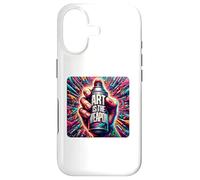 Custodia per iPhone 17 L'arte è l'arma (bomboletta spray per le mani)