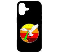 Custodia per iPhone 17 Laser Seagull Retro Sci-Fi da spiaggia anni '80