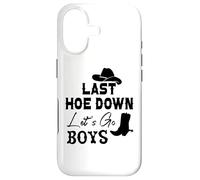 Custodia per iPhone 17 Last Hoe Down Bachelorette Party Cowboy Women Lets Go Girls