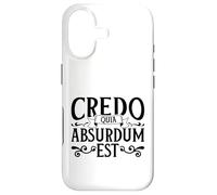 Custodia per iPhone 17 Latino - Credo quia absurdum est
