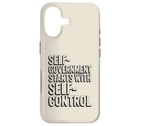 Custodia per iPhone 17 L'autogoverno inizia con l'autocontrollo