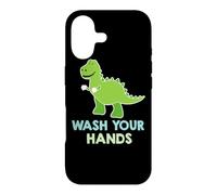 Custodia per iPhone 17 Lavati le mani - Simpatico gioco di parole sui dinosauri