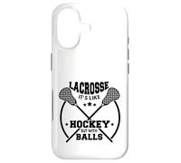 Custodia per iPhone 17 LAX Lacrosse Giocatore Hockey Con Palline CAPRA Lacrosse