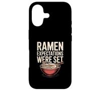 Custodia per iPhone 17 Le aspettative sul ramen sono state fissate - Funny Ramen Bowl