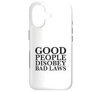 Custodia per iPhone 17 Le brave persone disobbediscono alle cattive leggi (Dichiarazione di resistenza ribelli)