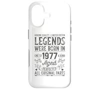 Custodia per iPhone 17 Le leggende del compleanno sono nate nel 1977 Retro Original Parts