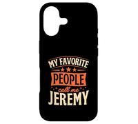 Custodia per iPhone 17 Le mie persone preferite mi chiamano Jeremy Nome personalizzato