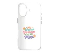 Custodia per iPhone 17 Le mie più grandi benedizioni chiamami mamma, perfetta per la festa della mamma