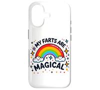 Custodia per iPhone 17 Le mie scoregge sono magiche, divertenti, imbarazzanti, arcobaleno colorato