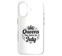 Custodia per iPhone 17 Le regine sono nate nella corona di compleanno di luglio