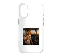 Custodia per iPhone 17 Le turbolenze formano il carattere Golden Retriever Pilota