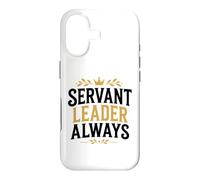 Custodia per iPhone 17 Leadership Motivational Simple Quote Servant Leader Always