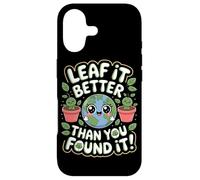 Custodia per iPhone 17 Leaf It Better Cute Earth Day Ambientale Pianeta Amante