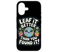 Custodia per iPhone 17 Leaf It Better Cute Earth Day Ambientale Pianeta Amante