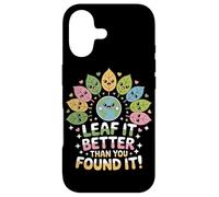 Custodia per iPhone 17 Leaf It Better Cute Earth Day Ambientale Pianeta Amante