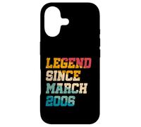 Custodia per iPhone 17 Legend Since March 2006 20th Birthday 20 Year Old Uomini Donne